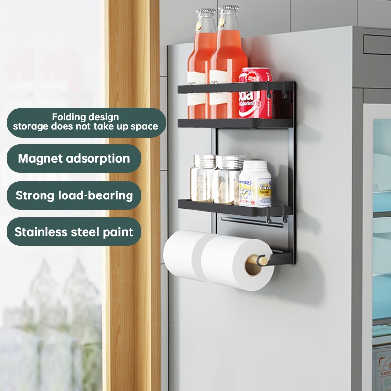 KL Refrigerator Side Shelf Rack Fridge Organizer Side