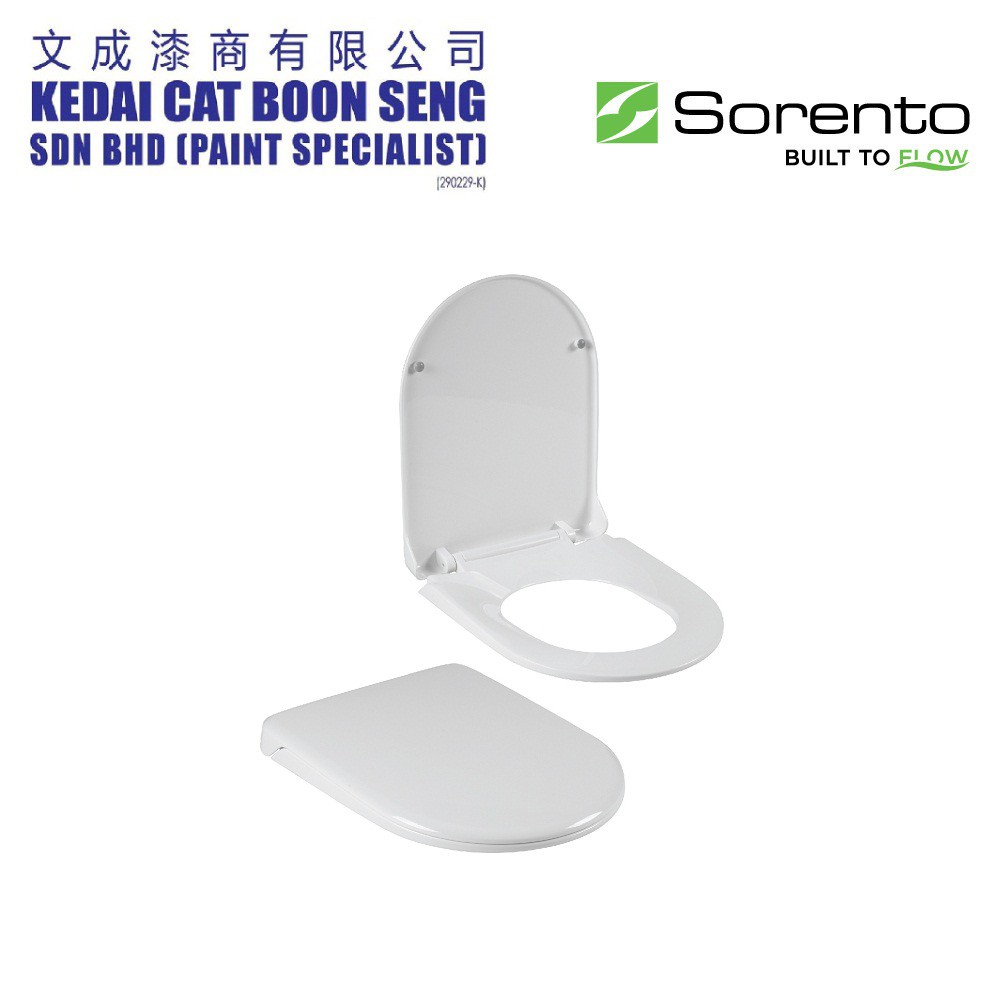 SORENTO SRTSCBD318 Soft Close Toilet Seat Cover PP Material With PP