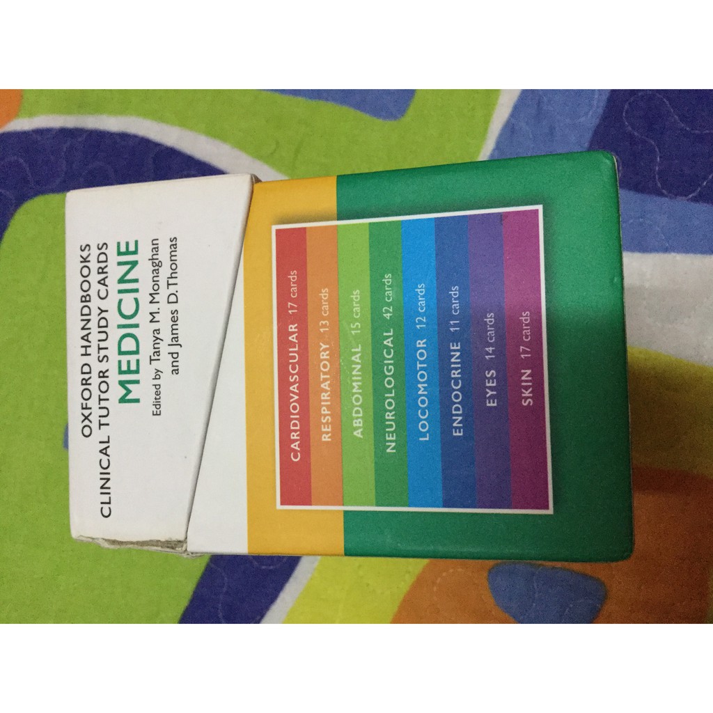 H T Sale Oxford Handbooks Clinical Tutor Study Cards Medicine Shopee Malaysia