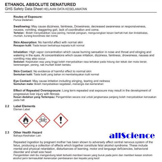 Ethanol Ethyl Alcohol Absolute Denatured 99 2 5l Hmbg Shopee Malaysia