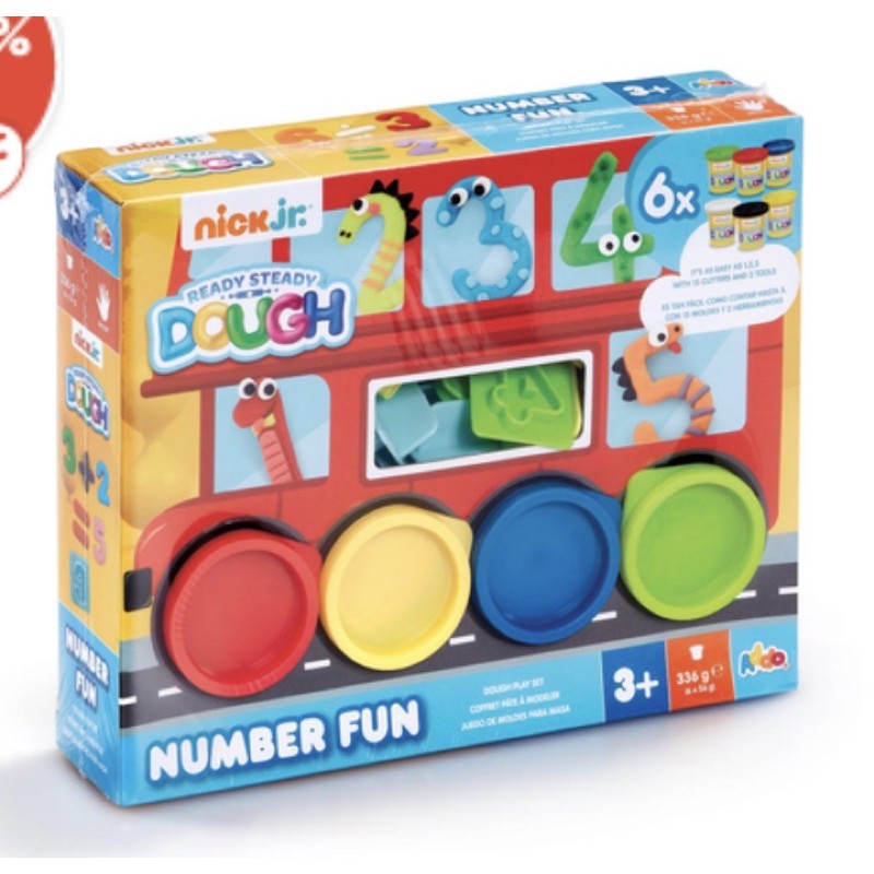 Nick Jr Ready Steady Dough Number Fun | Shopee Malaysia