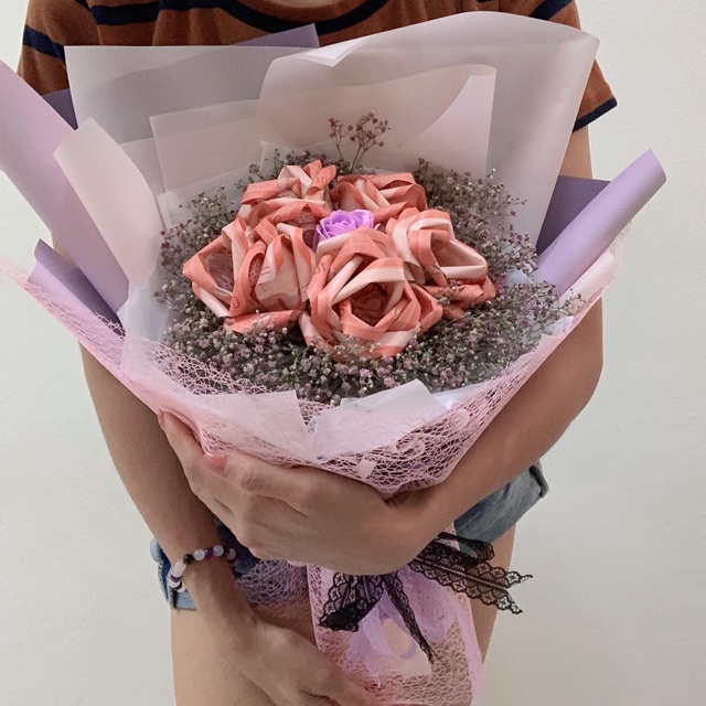 满天星与钱花花束baby Breath V Money Flower Shopee Malaysia