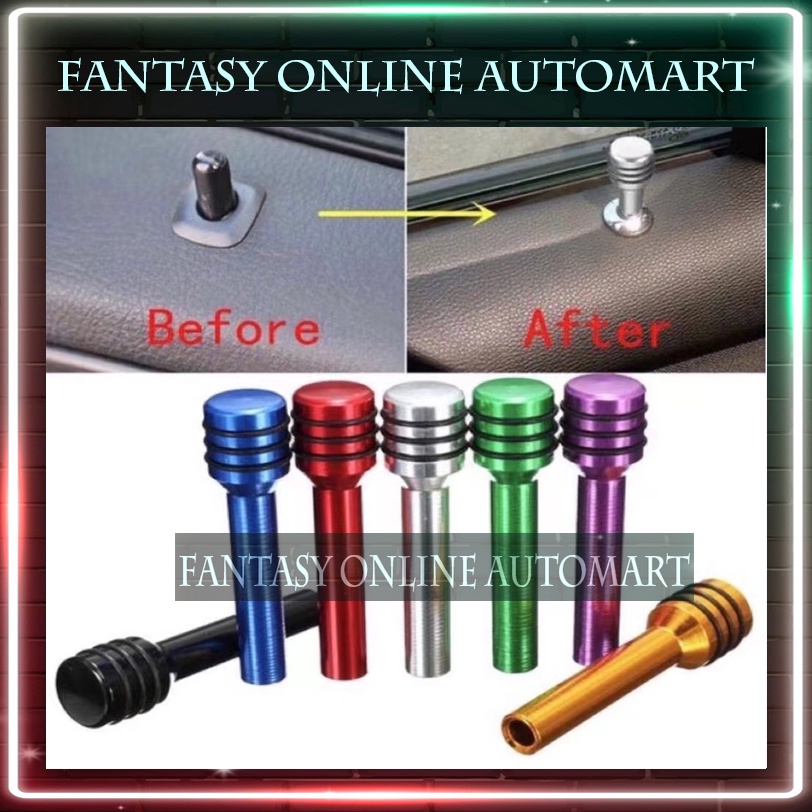 Universal 1Pcs Aluminum Interior Door Lock Knob Pins for Car Truck