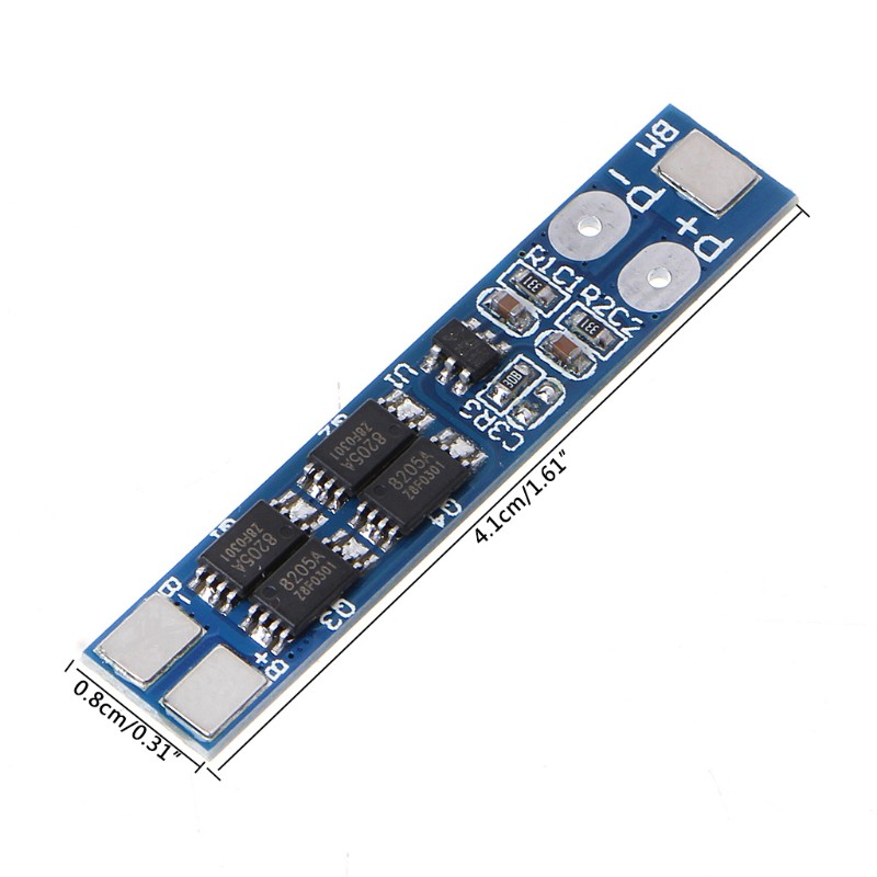 2S 7.4V 8A Li-ion 18650 Lithium Battery Charger BMS PCM Protection PCB Board