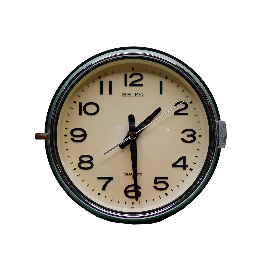 Vintage Wall Clock (SEIKO) Japan QA513M Original *X00521* Bundle | Shopee  Malaysia