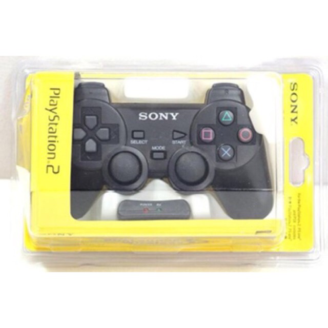 wireless 2.4 ghz dual shock game controller for sony ps2 playstation 2