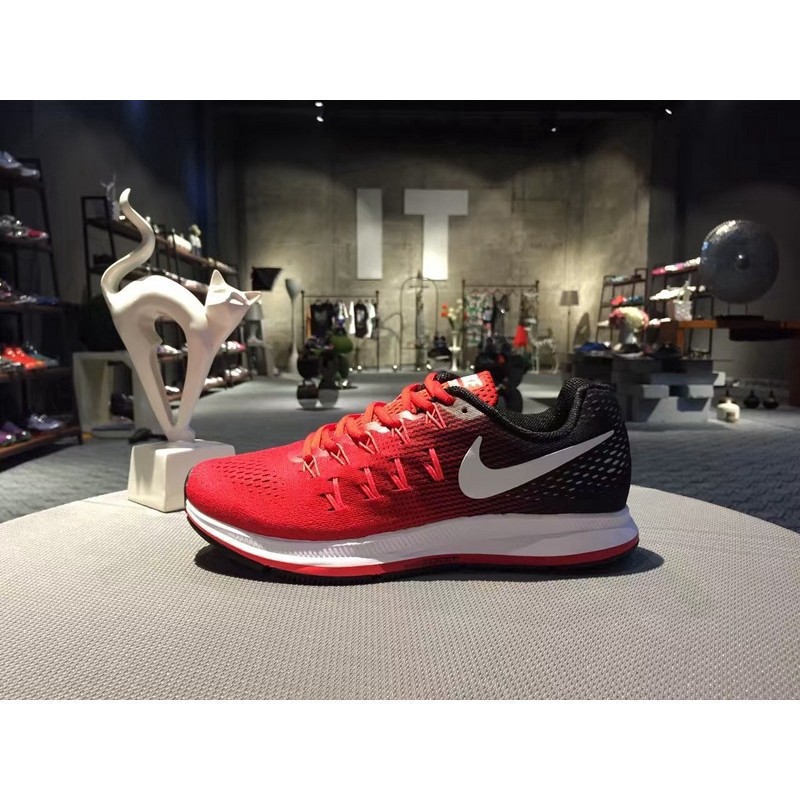 nike zoom 33 black red