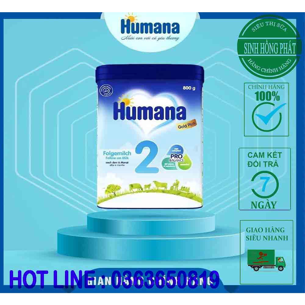 Humana Gold Plus Milk No. 2 Cans Of 800g Shopee Malaysia