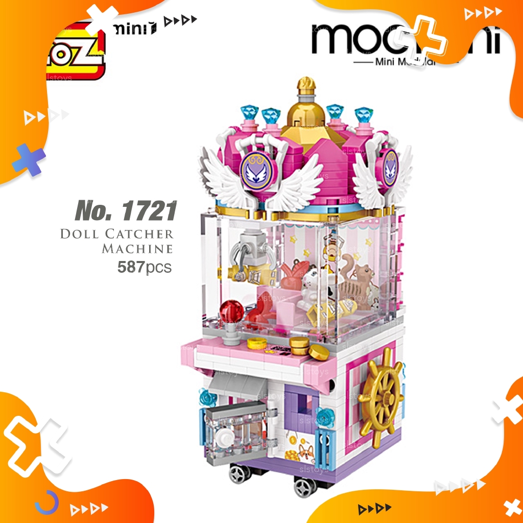 LOZ MINI Nano Diamond Creative Brick No.1721 Doll Catcher Machine 587pcs | Shopee Malaysia