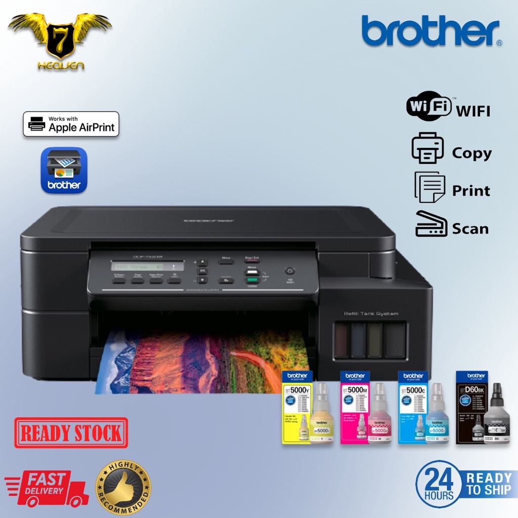 Brother DCP-T520W Ink Tank Printer with Wireless Printing [ PRINT ...