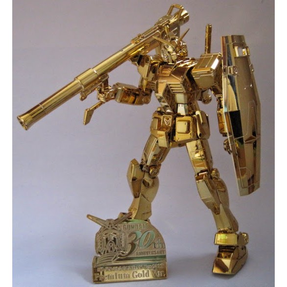 Bandai Hg 1 144 Rx 78 2 Gundam Ver G30th Premium Gold Version Limited Model Kit Shopee Malaysia