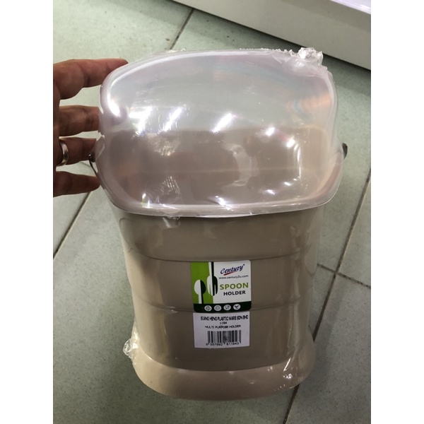 Bekas Sudu bertutup / spoon holder Shopee Malaysia