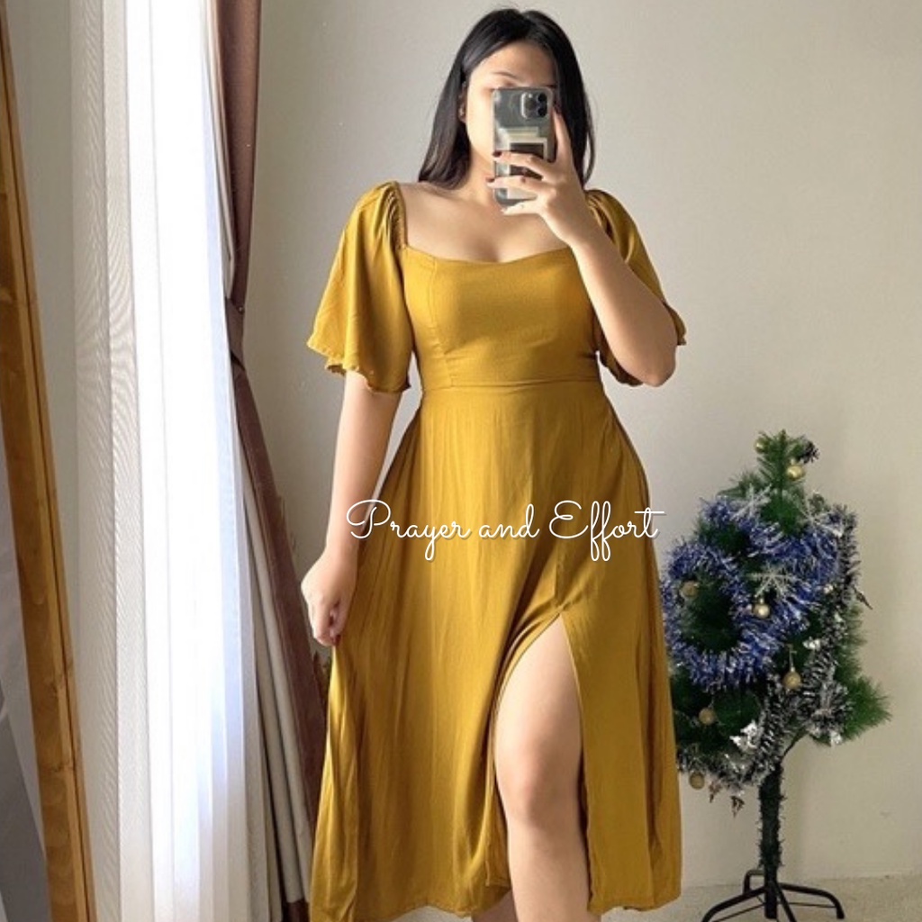 fringed midi dress One Shoulder Fringed Midi Dress M02182