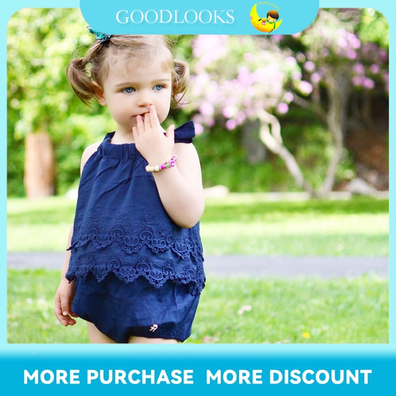 Colorful Childhood Newborn Baby Rompers Toddler Girls Denim Jumpsuits Infant Ruffles Bodysuits Folds Outfits Jean Romper 