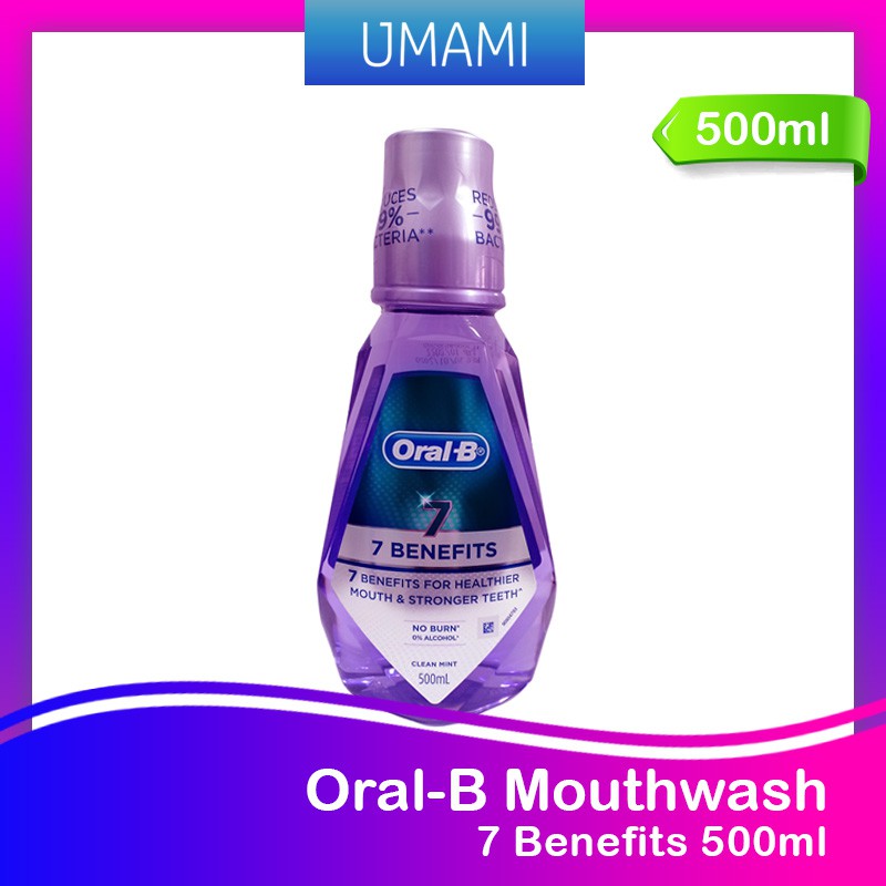 Oral-B Mouthwash | 7 Benefits (500ml) | Shopee Malaysia