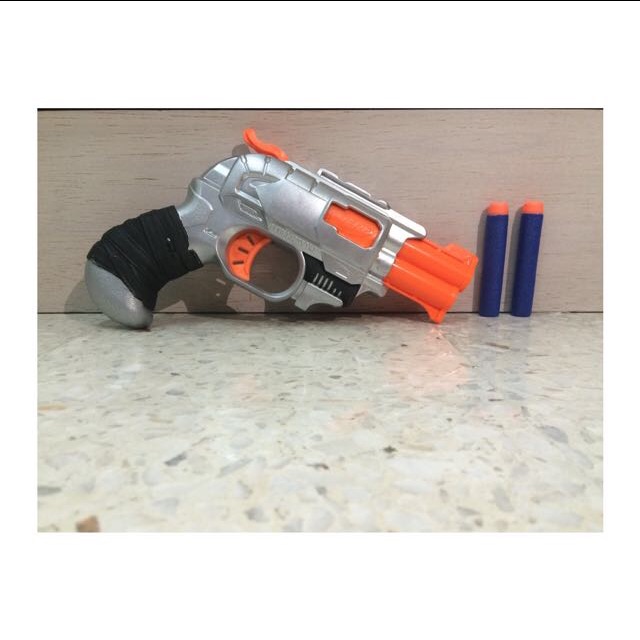 zombie double strike nerf gun