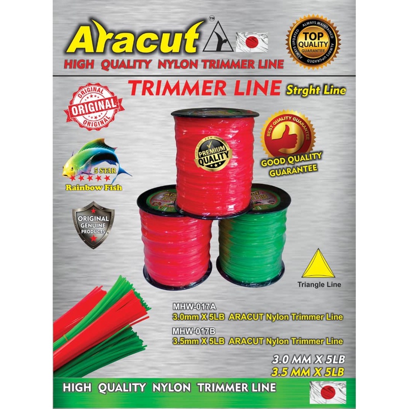 [STOK SEDIA ADA] TALI MESIN RUMPUT POTONG RUMPUT KUALITI BAIK