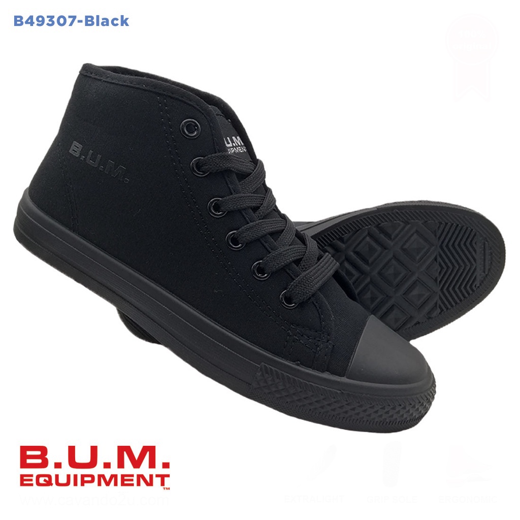 BUM Women Black Work / School two way Sneaker Shoes Extra Size Big Size - B49307