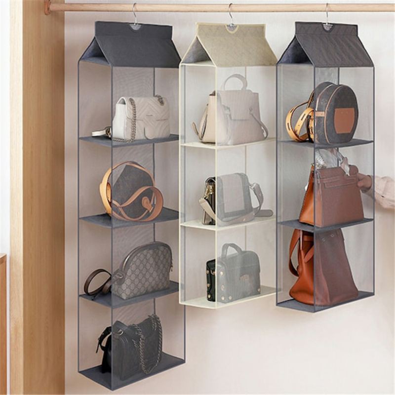 Homedecor Rak Gantung Untuk Beg Tangan Closets Storage Organizer For Bag Handbag Purse Shopee Malaysia