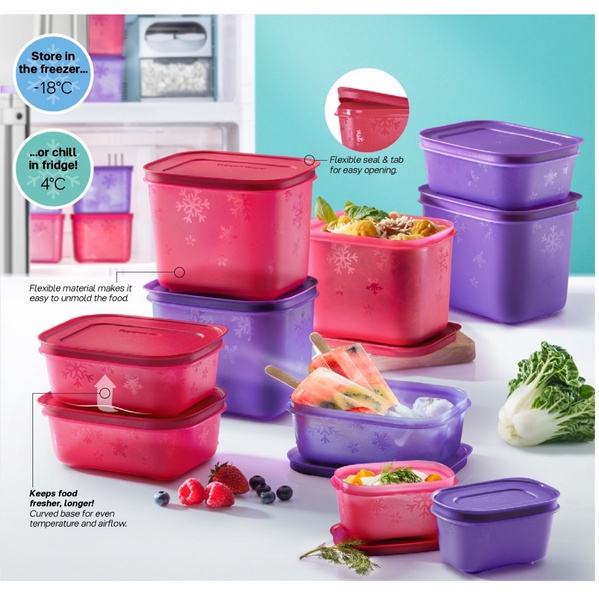 Tupperware Chill Freeze Duo Set (8pcs) Shopee Malaysia