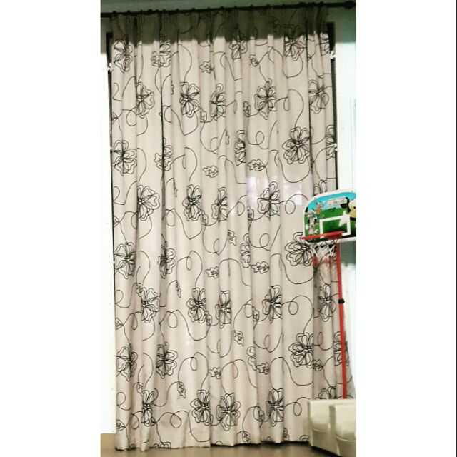 Langsir terpakai semi black out 200×270 | Shopee Malaysia