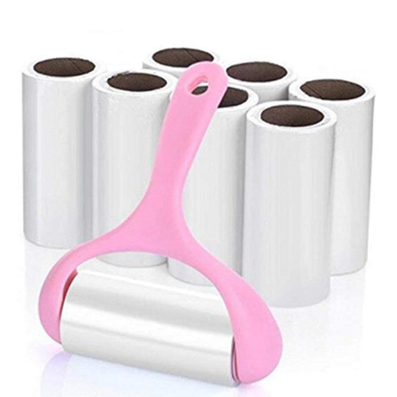 Lint Remover Roller Rollers Sticky Hair and (4 or 8) Lint Roller Refill LINT PET HAIR ROLLER