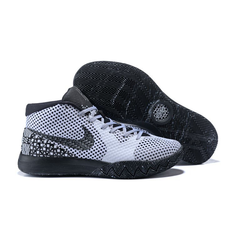 kyrie 1 black and white