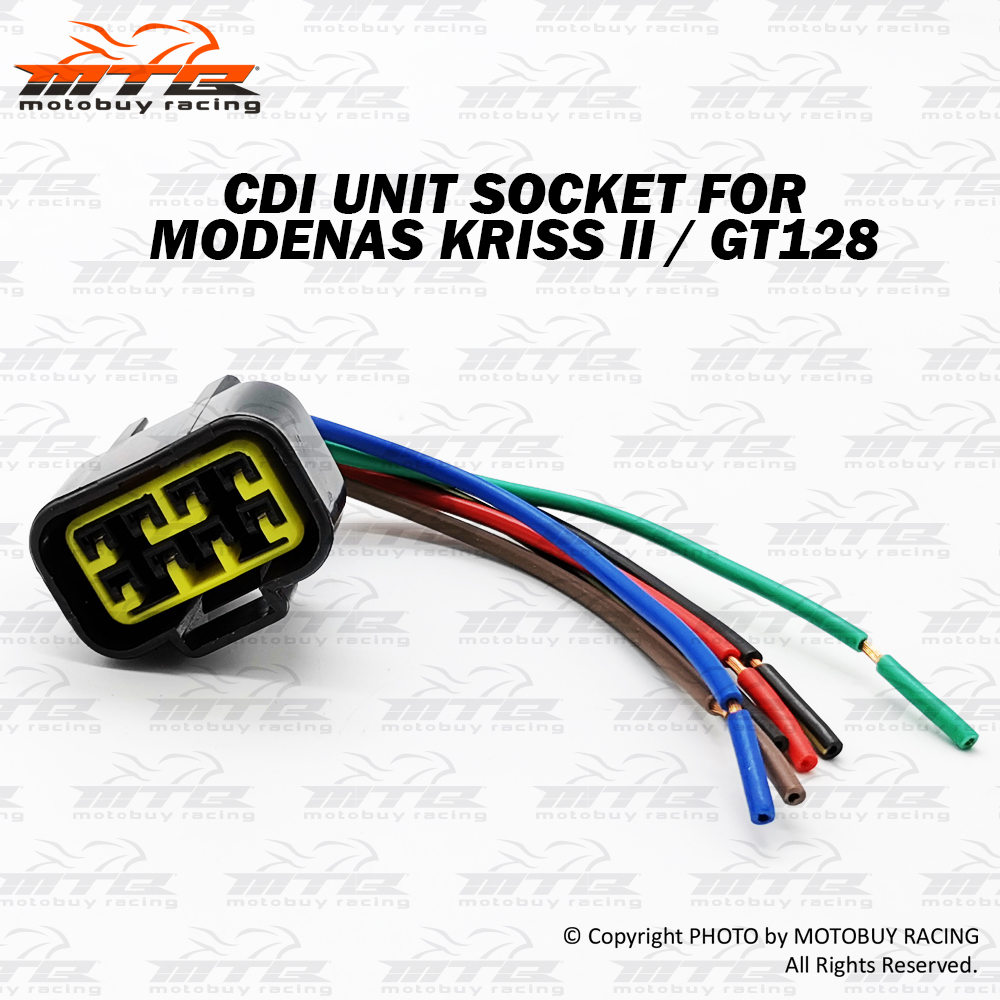 Cdi Unit Socket For Modenas Kriss Ii Gt128 Shopee Malaysia