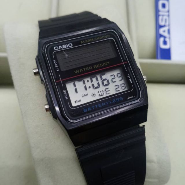 casio batteryless watch