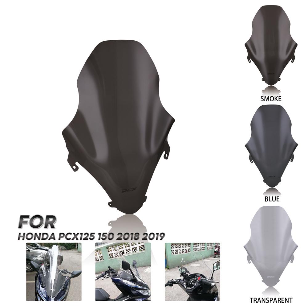 Motorcycle Abs Windshield Windscreen For Honda Pcx 125 Pcx125 150 18 19 Shopee Malaysia