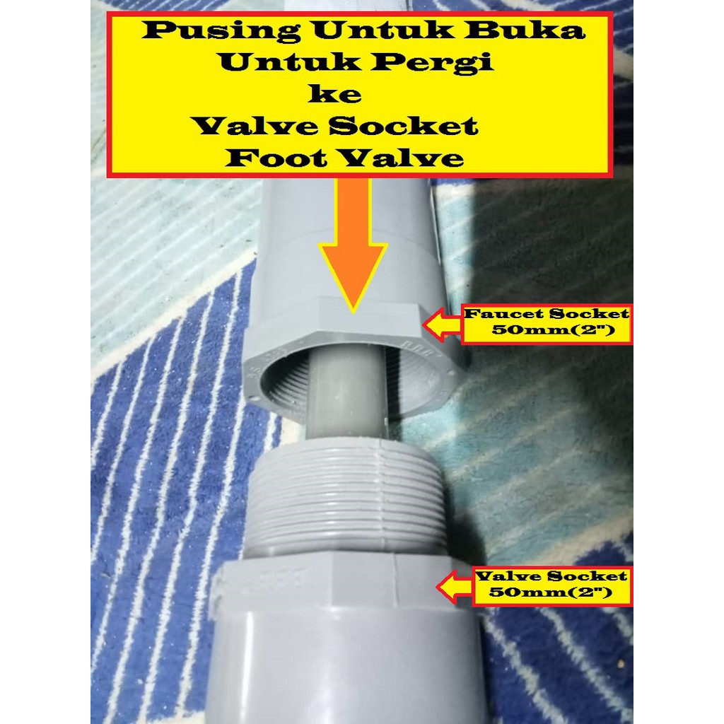 Filter Foot Valve Boring Air Penapis Air Dalam Boring Penapis Air Tidak Berpasir Shopee Malaysia