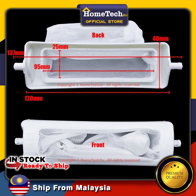 Ready Stock Washing Machine Dust Filter Bag Compatible for Toshiba AW5580-7080-7300-8300-8560-8570-8400-8480s-8080-8500