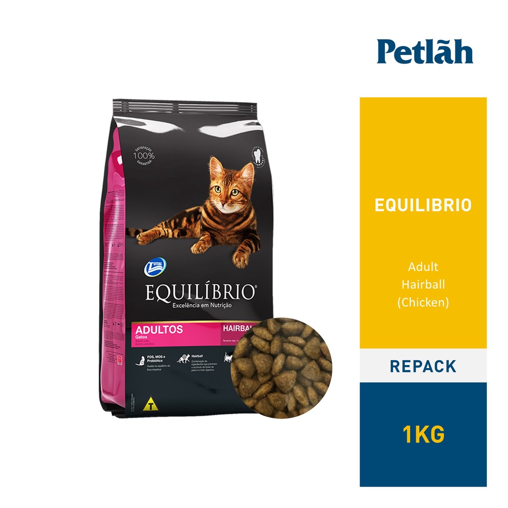 Equilibrio Adult Cat Food 1kg (Repack) Exp date 12/2022 Shopee Malaysia