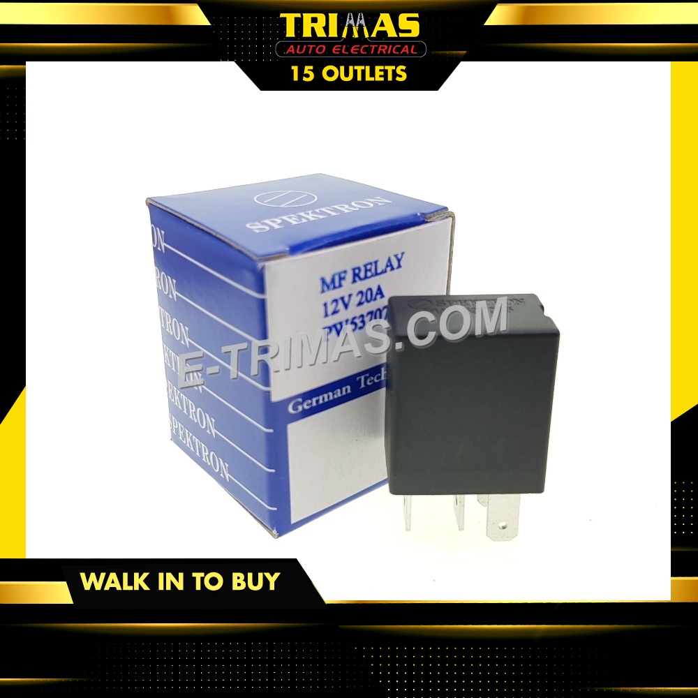 ORIGINAL Proton Wira Saga Gen2 Persona Waja Headlamp Relay 4 Pin