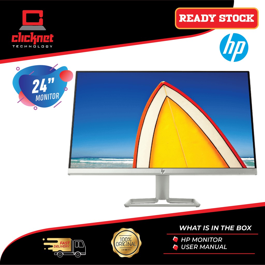 HP 24F IPS 60Hz FHD 24-inch Monitor (1920 x 1080) | Shopee Malaysia