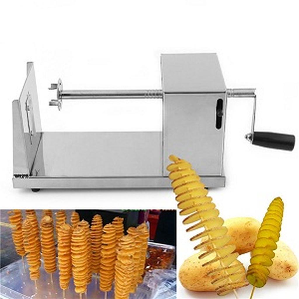 mesin-kentang-spring-pusing-manual-twisted-spiral-potato-slicer