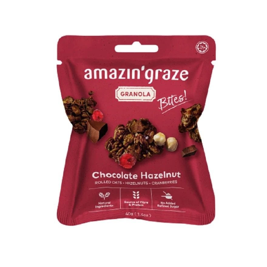AMAZING GRAZE Chocolate Hazelnut Granola Bites(W) Shopee Malaysia