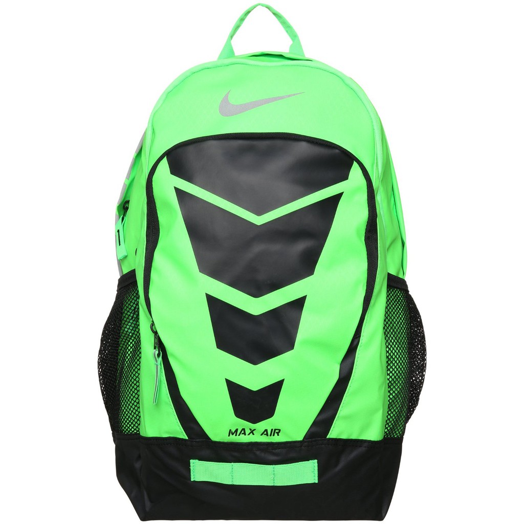 nike max air backpack blue and green