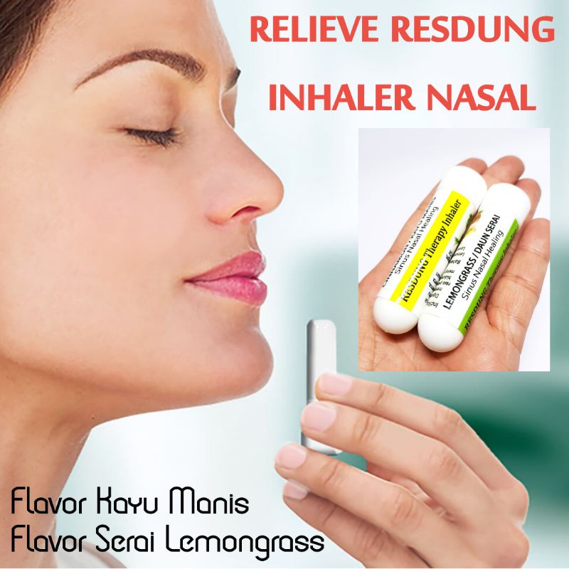 Sinus/ Resdung Treatment Inhaler Nasal/ Bantu Resdung/ Bersin/ Gatal