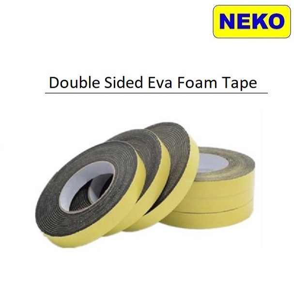 Double Sided Eva Foam Tape 8meter 12mm 18mm 24mm Shopee Malaysia