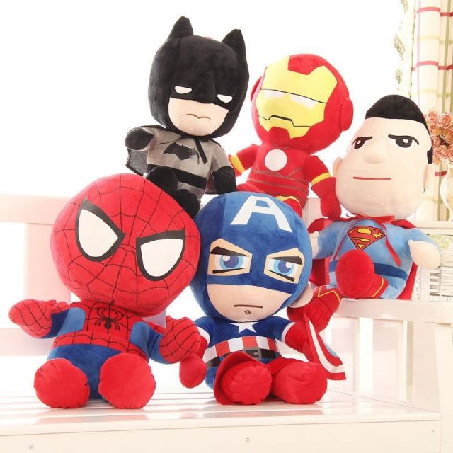 plush superhero dolls