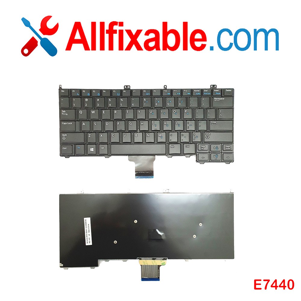 Dell Latitude E7240 E74 E7440 Series 0npr1d Notebook Replacement Keyboard Shopee Malaysia