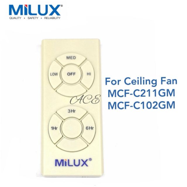 Milux Ceiling Fan Remote Control For, Ceiling Fan Remote Control
