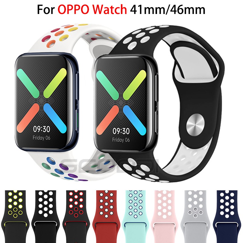 Colorful Soft Silicone Watch Strap For Oppo Smart Watch Band Bracelet