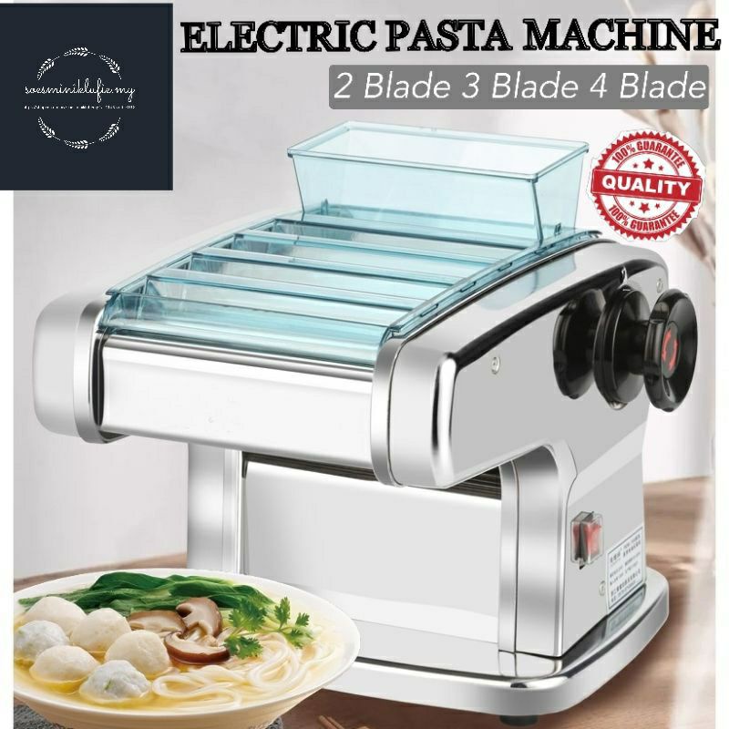 Electric Noodle Press Machine Pasta Maker Dough Cutter Dumplings Roller MESIN MEE MESIN KARI PUFF