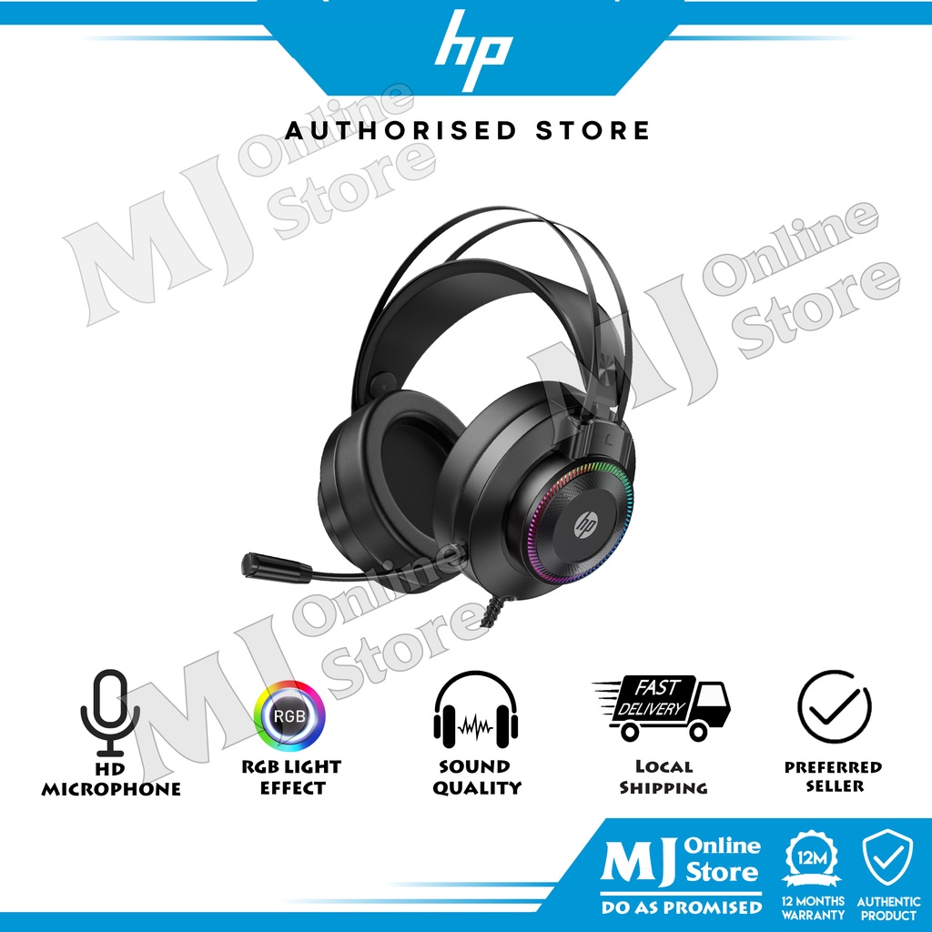 ORI HP GH10 wired gaming headset with detachable microphone Noise ...