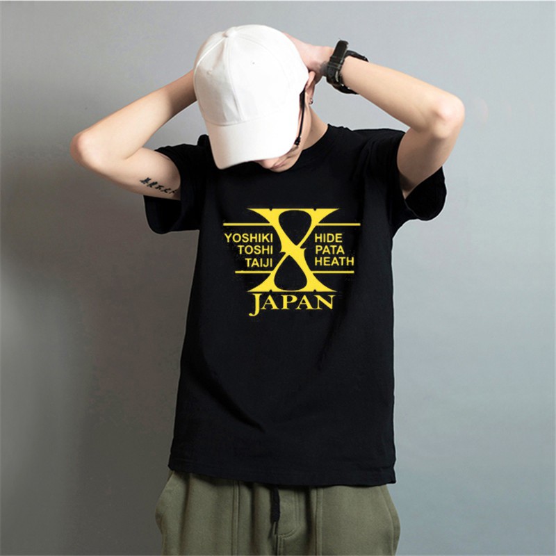 Hot Selling Funny Japanese Rock Band X Japan Printed Cotton T Shirt Men Shopee Malaysia