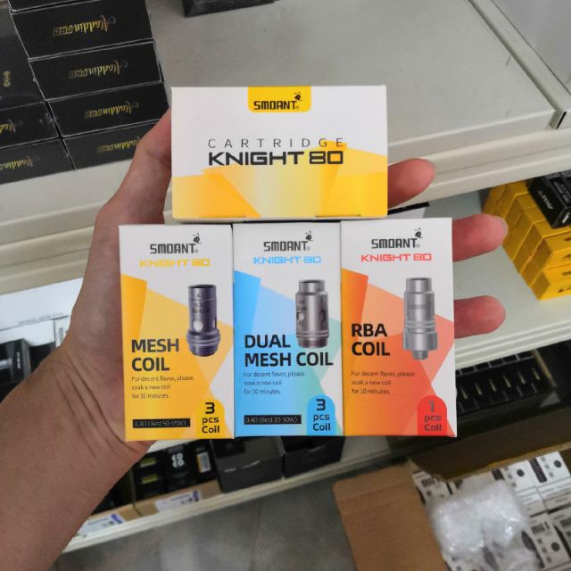Knight 80 occ smoant knight 80 pod rba coil & extra cartridge smoant ...