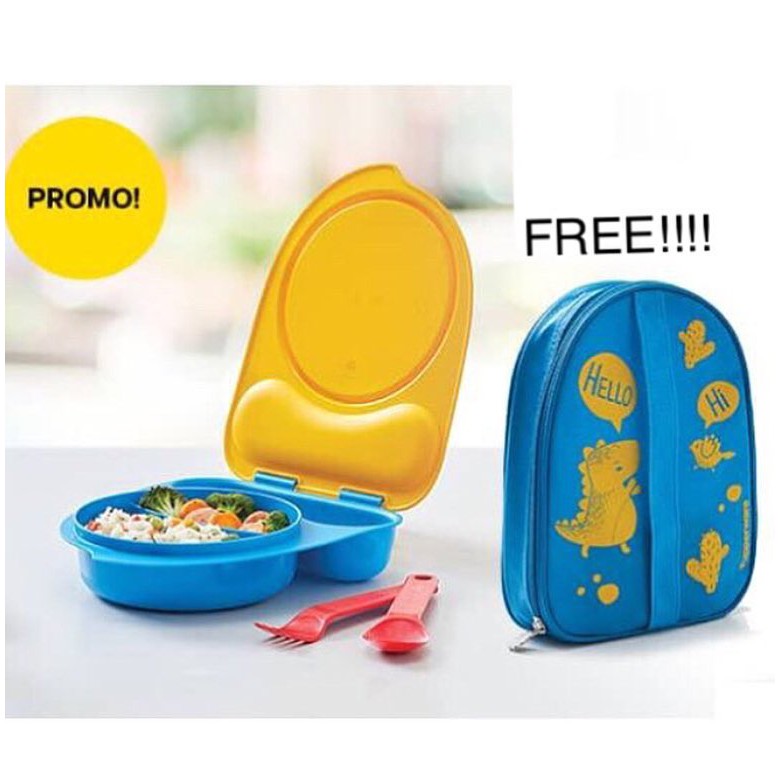 tupperware lunch box for kid with bag