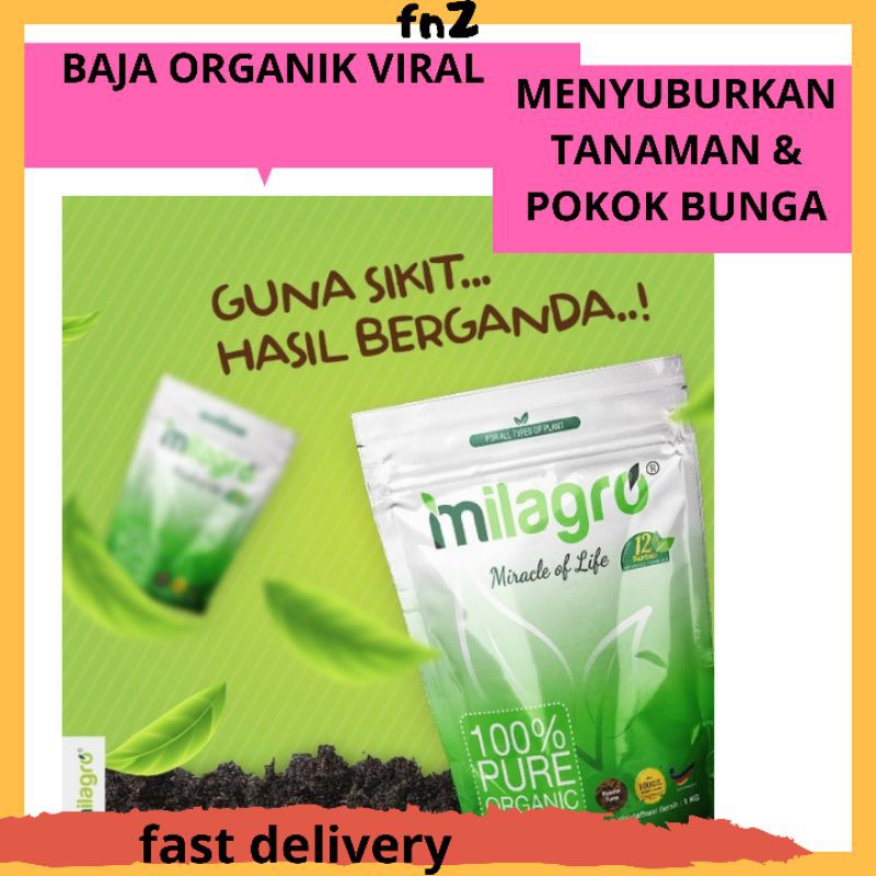 Ready Stok Baja Organik Milagro Subur Kan Tanaman Berbuah Pokok Bunga Shopee Malaysia 8393